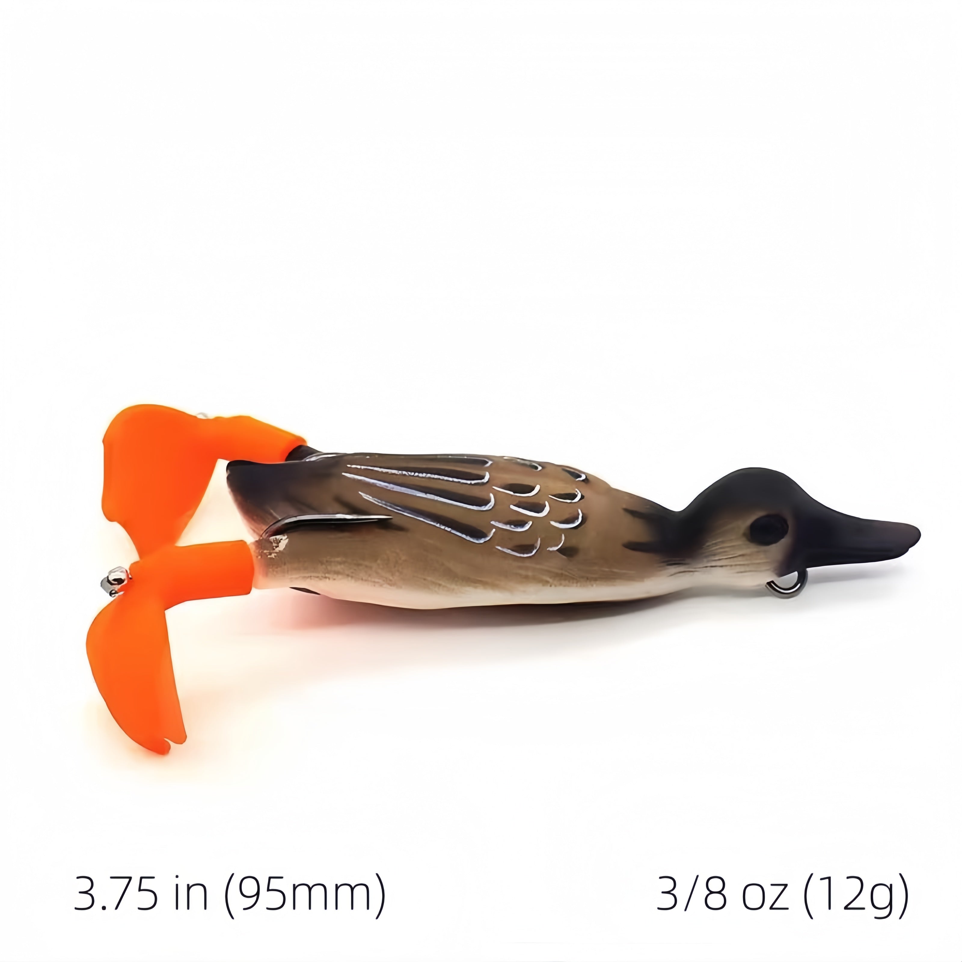 Duck Topwater Frog Lure – Soft Silicone Weedless Fishing Bait for Snakehead, Bass & Heavy Cover