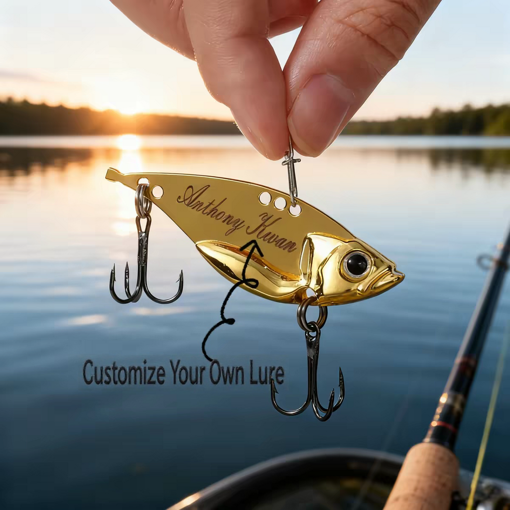 Custom Engraved Stainless Steel Fishing Lure