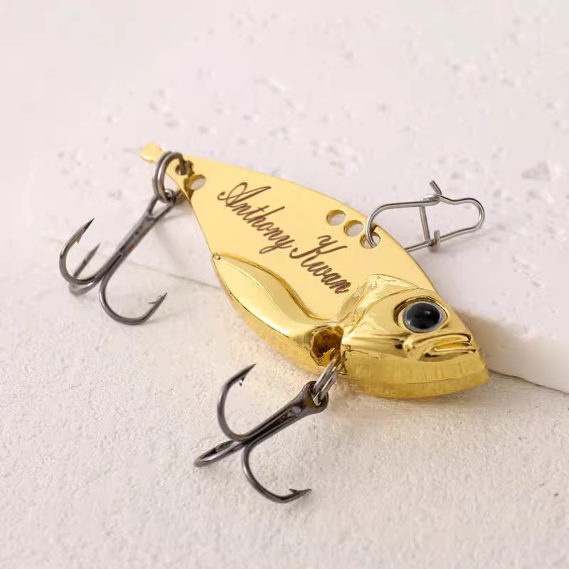 Custom Engraved Stainless Steel Fishing Lure